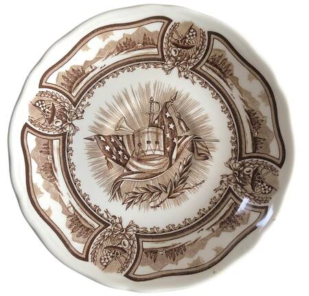 Americana Brown Saucer for Flat Cup