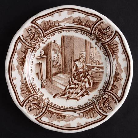 Americana Brown Bread & Butter Plate