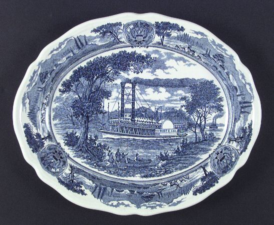 America Hurrah 12" Oval Serving Platter