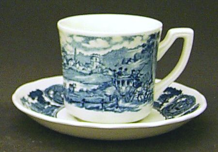 America Hurrah Flat Cup & Saucer Set