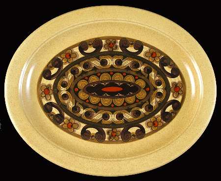Aquarius 11" Oval Serving Platter