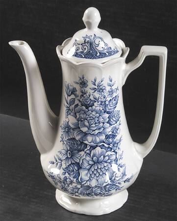 Avondale Blue Coffee Pot & Lid