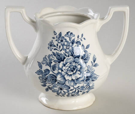 Avondale Blue Sugar Bowl No Lid
