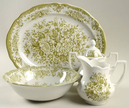 Avondale Green 5 Piece Hostess Set