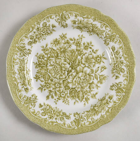 Avondale Green Bread & Butter Plate