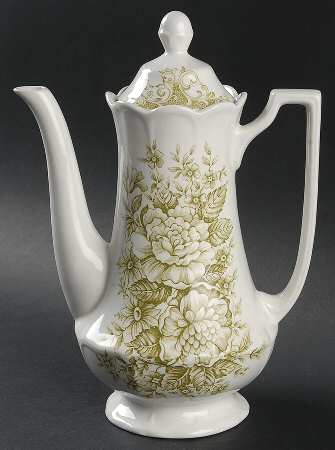 Avondale Green Coffee Pot & Lid