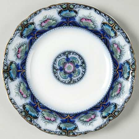 Balmoral Blue Multicolor Salad Plate