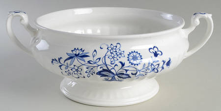 Blue Nordic Tureen No Lid