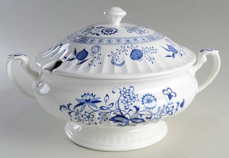Blue Nordic Tureen & Lid