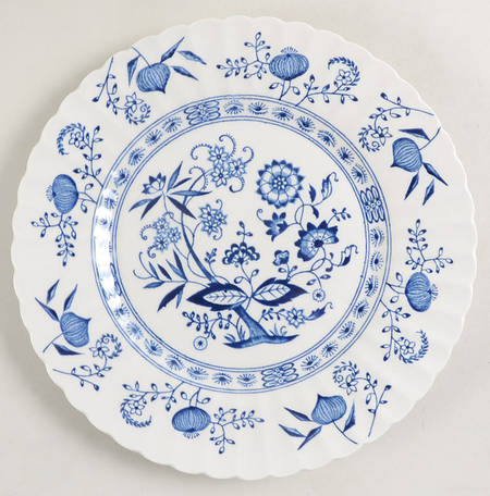 Blue Nordic Luncheon Plate