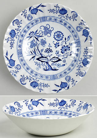 Blue Nordic 8" Round Vegetable Bowl