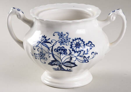 Blue Nordic Sugar Bowl No Lid