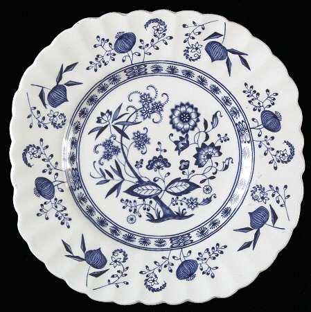 Blue Nordic Square Bread & Butter Plate