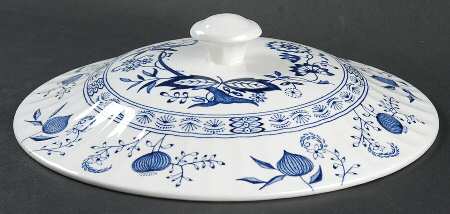 Blue Nordic Lid for Round Vegetable