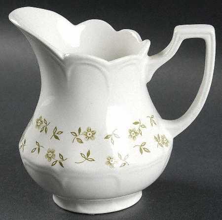 Blossom Time Green Creamer