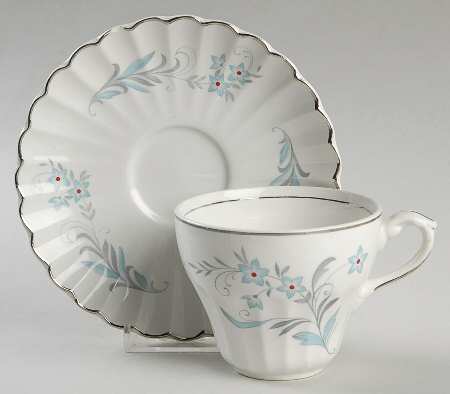 Burlington Flat Cup & Saucer Set