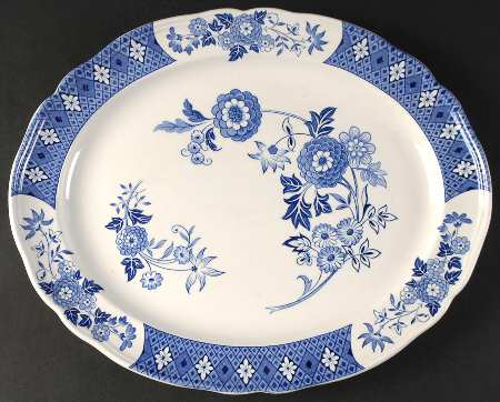 Cathay 14" Oval Serving Platter