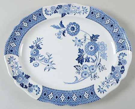 Cathay 12" Oval Serving Platter