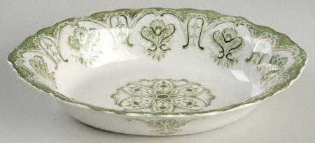 Chatham Green 9" Oval Vegetable Bowl