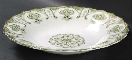 Chatham Green Large Rim Soup Bowl