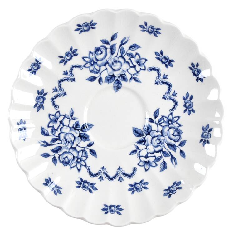 Chatsworth Blue Saucer for Flat Cup