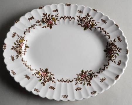 Chatsworth Multicolor 11" Oval Serving Platter