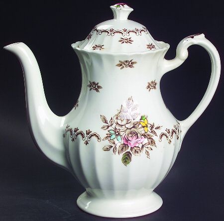 Chatsworth Multicolor Coffee Pot & Lid
