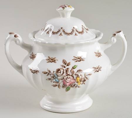 Chatsworth Multicolor Sugar Bowl & Lid