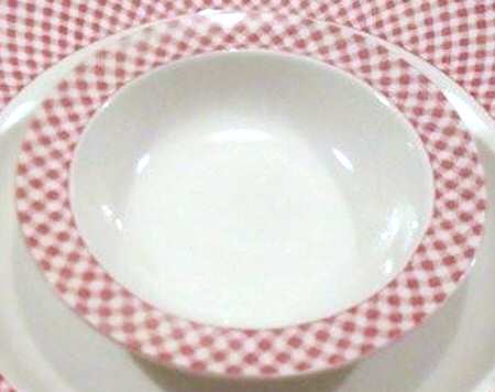 Check Rim Fruit/Dessert (Sauce) Bowl