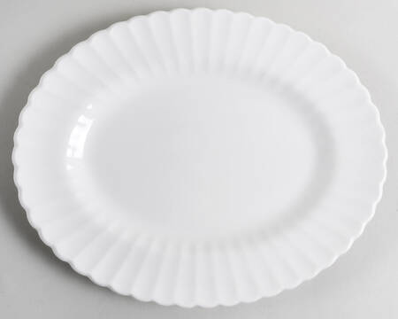 Classic White 11" Oval Serving Platter