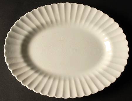 Classic White 14" Oval Serving Platter