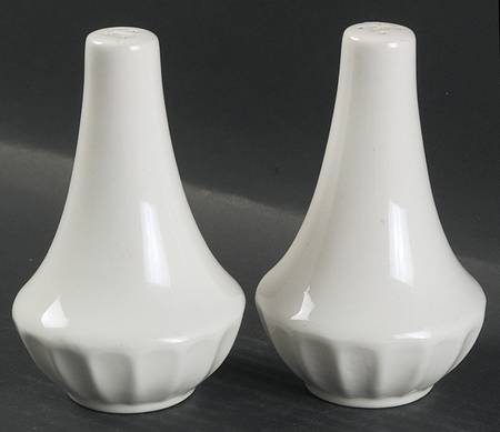 Classic White Salt & Pepper Set