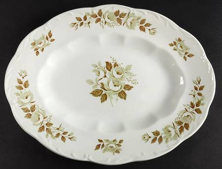 Colonial Garden 12" Oval Serving Platter