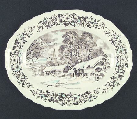 Country Life 12" Oval Serving Platter