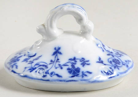 Colonial Flow Blue (No Gold Accent) Lid for Oversize Sugar Bowl