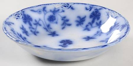 Colonial Flow Blue (No Gold Accent) Fruit/Dessert (Sauce) Bowl