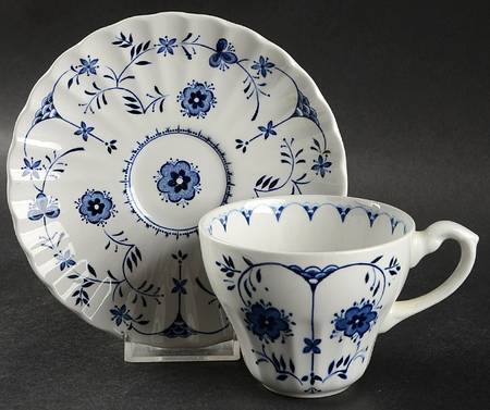 Copenhagen Flat Cup & Saucer Set