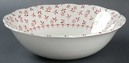 Cornflower Pink 8" Round Vegetable Bowl