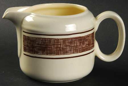 Country Tweed Brown Creamer