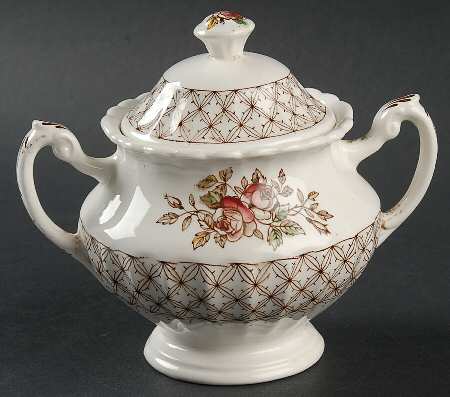 Florentine Sugar Bowl & Lid