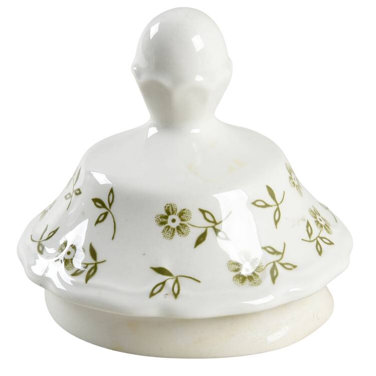 Forget Me Not Green Coffee Pot No Lid