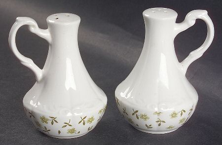 Forget Me Not Green Salt & Pepper Set