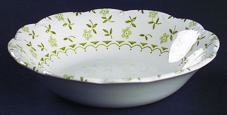 Forget Me Not Green Fruit/Dessert (Sauce) Bowl