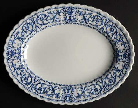 Forum Blue 12" Oval Serving Platter