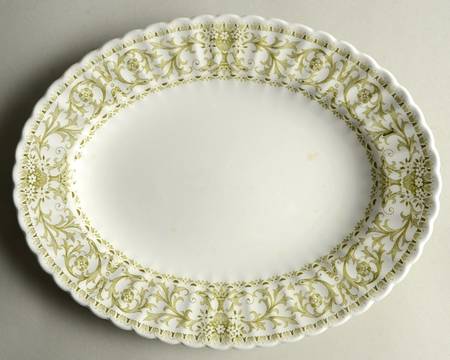 Forum Green 12" Oval Serving Platter