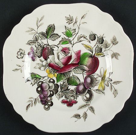 Gainsborough Multi Square Dessert Plate