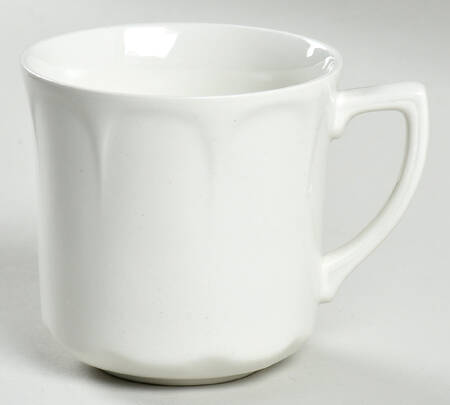 Heirloom White Flat Cup