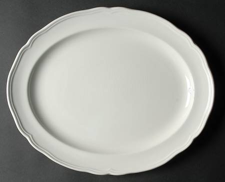 Heirloom White 13" Oval Serving Platter