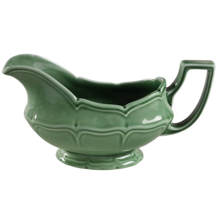 Heirloom Green Gravy Boat