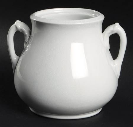 Heritage White Oversize Sugar Bowl-No Lid